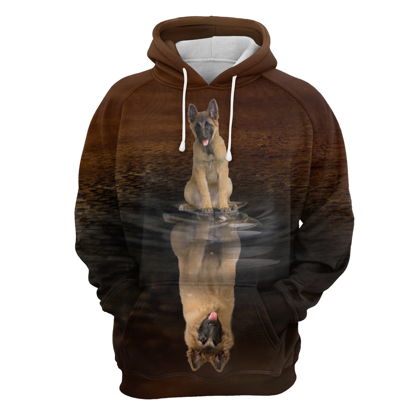 Cute Belgian Tervuren Reflection H22417 - All Over Print Unisex Hoodie