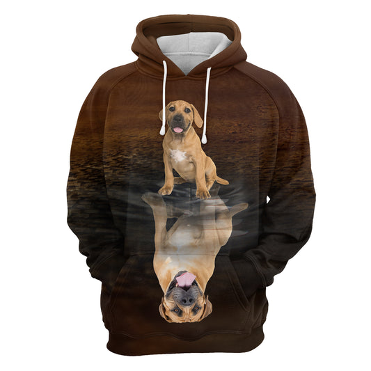 Cute Boerboel Reflection H22417 - All Over Print Unisex Hoodie