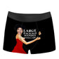 Large Package Handle With Care Custom Face Men's Boxer Brief