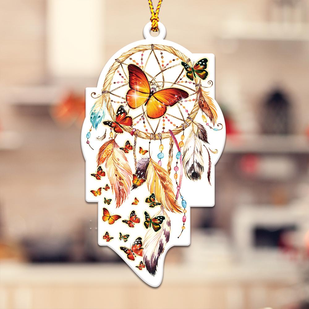 Butterfly Dreamcatcher Christmas Personalizedwitch Ornament