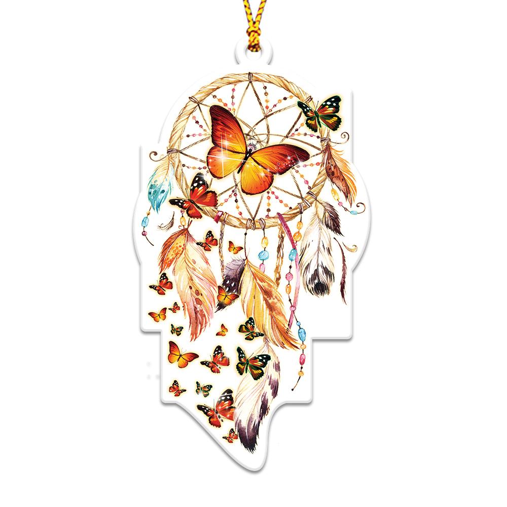 Butterfly Dreamcatcher Christmas Personalizedwitch Ornament
