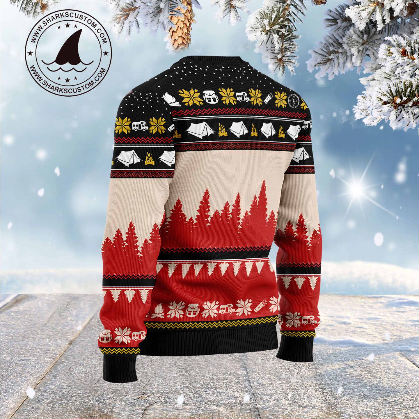 All I Want For Christmas Is More Time For Camping G5115 Ugly Christmas Sweater