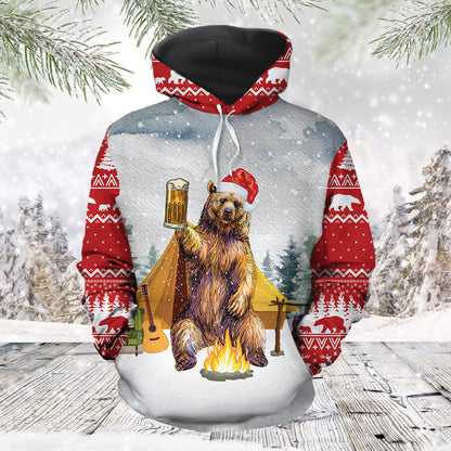 Bear Camping TG51111 - All Over Print Unisex Hoodie