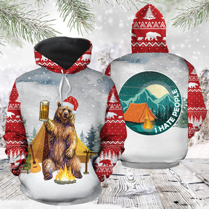 Bear Camping TG51111 - All Over Print Unisex Hoodie
