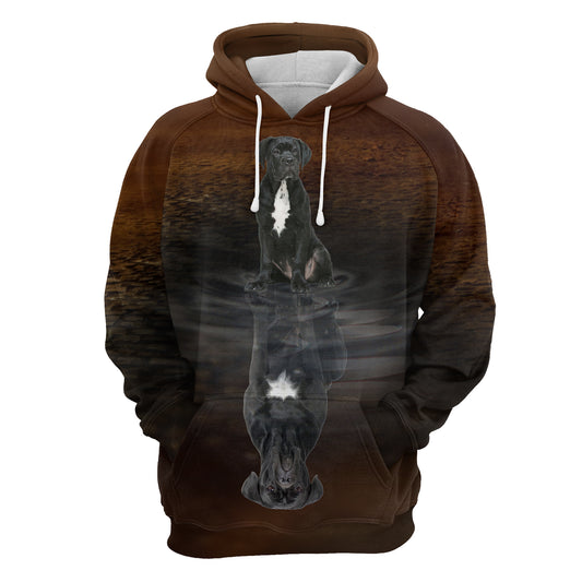 Cute Cane Corso Reflection H22417 - All Over Print Unisex Hoodie