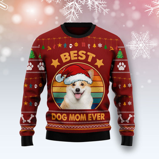 Cardigan Welsh Corgi Best Dog Mom Ever TY1011 Ugly Christmas Sweater