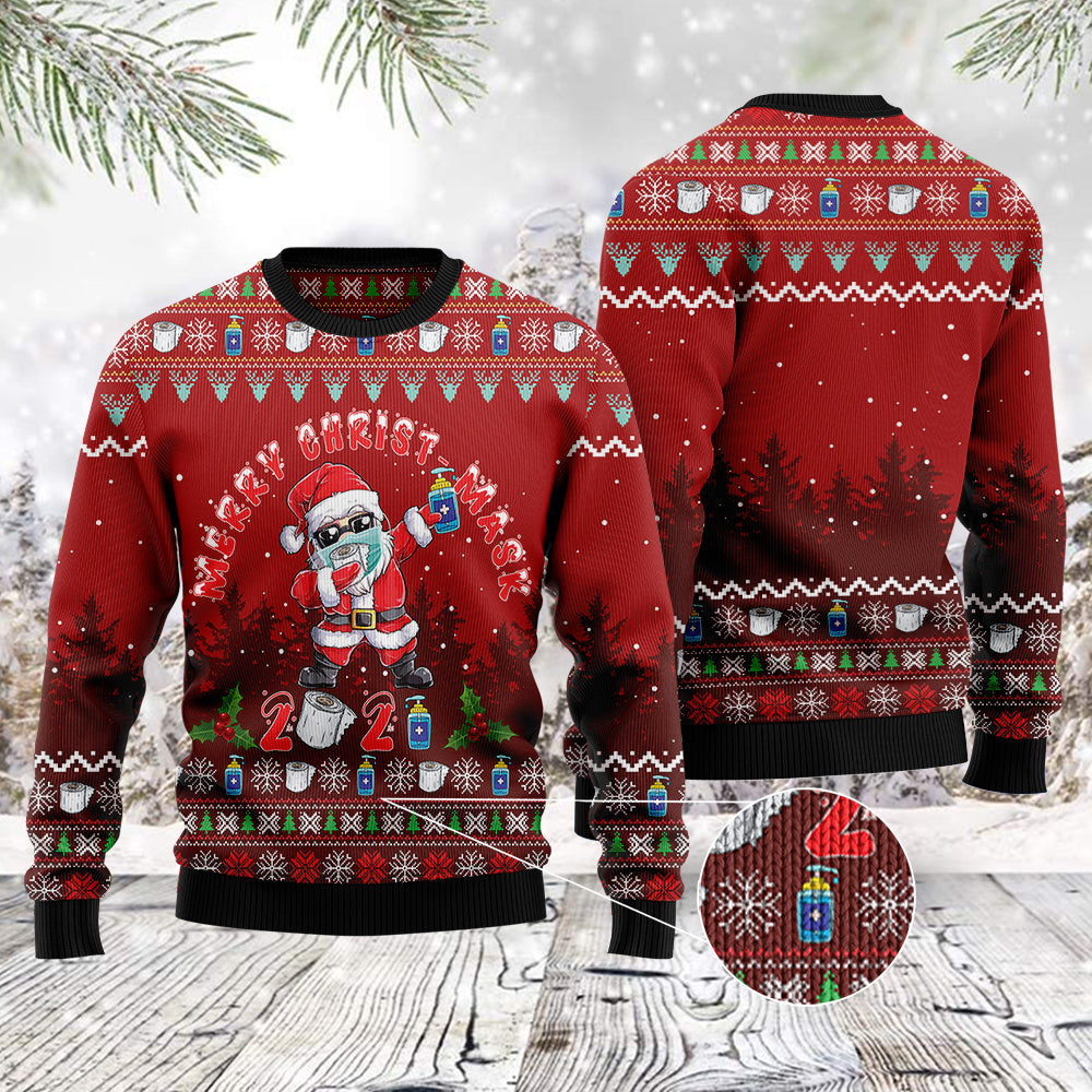 Santa Christmas Santa Dabbing 2021 Ugly Christmas Sweater