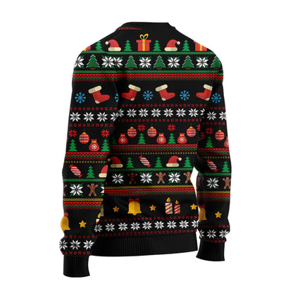 Christmas Thank God 2021 Is Over Santa Dabbing Ugly Christmas Sweater
