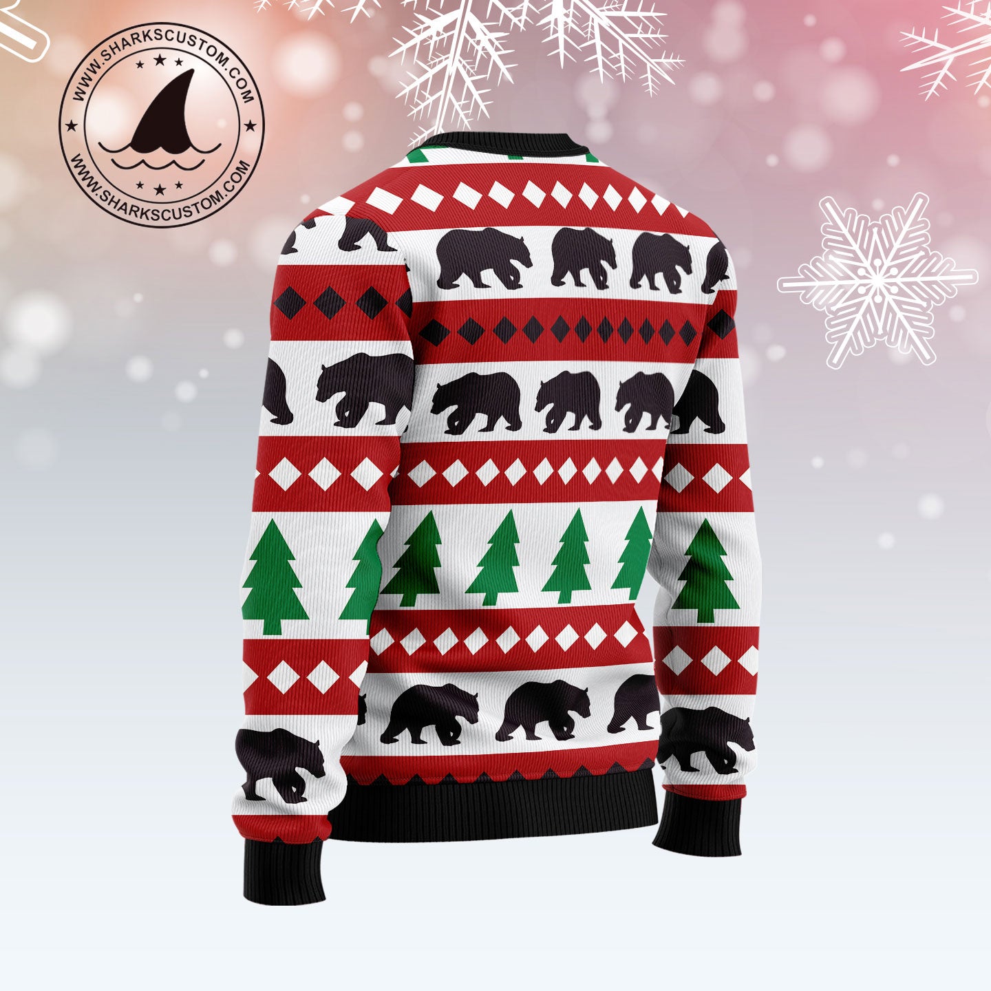 Christmas Tree and Bear G51014 - Ugly Christmas Sweater