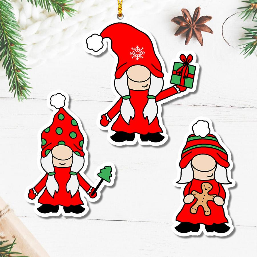 Gnomes Personalizedwitch Christmas Ornaments