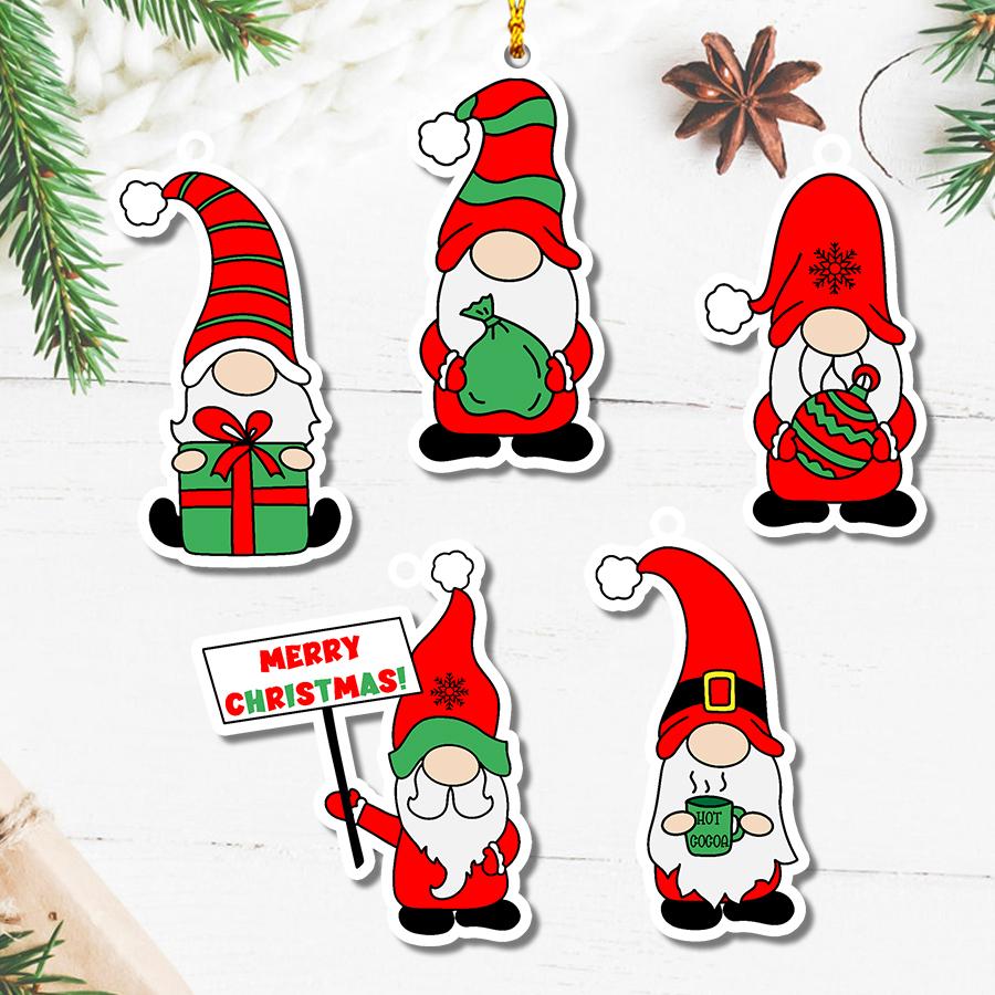 Gnomes Personalizedwitch Christmas Ornaments