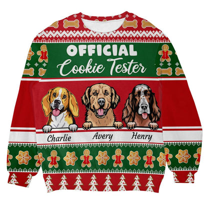Cookies Sweater Dog Personalizedwitch Personalized Christmas Sweater