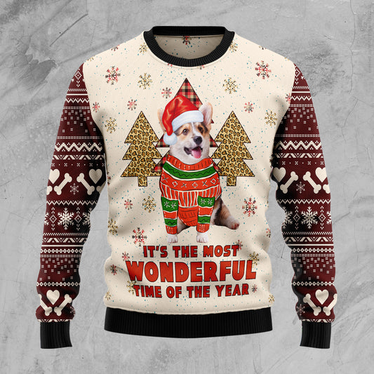 Corgi The Most Beautiful Time TG5115 Ugly Christmas Sweater