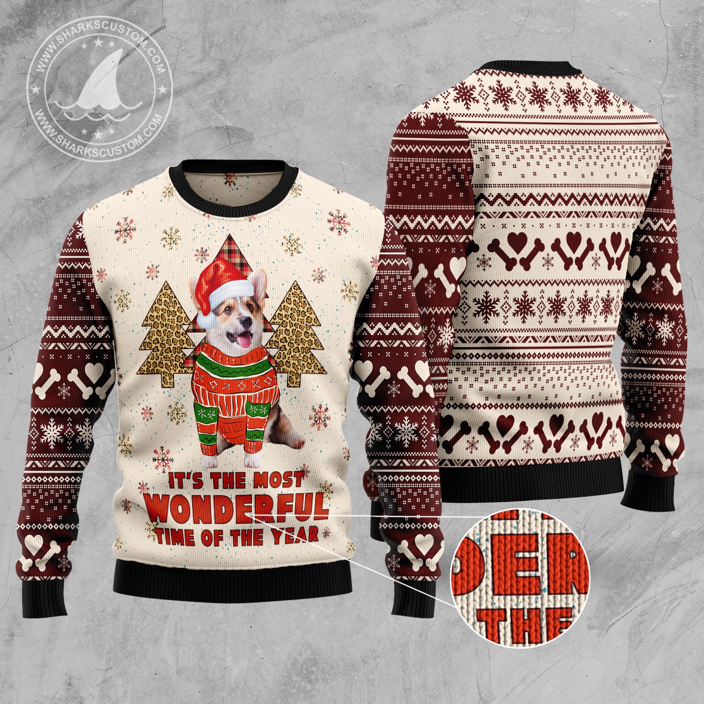 Corgi The Most Beautiful Time TG5115 Ugly Christmas Sweater