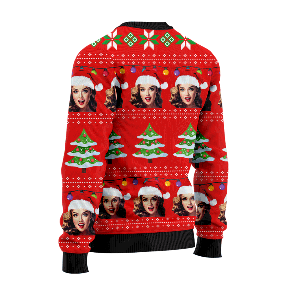 Custom Family Members & Friends Face Personalized Christmas Sweater