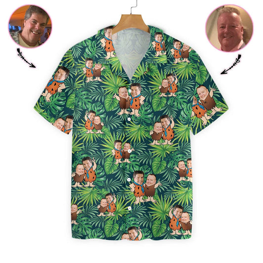 Customize Face Cartoon Hawaiian Shirt