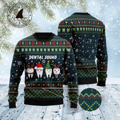 Dental Squad D1211 Ugly Christmas Sweater