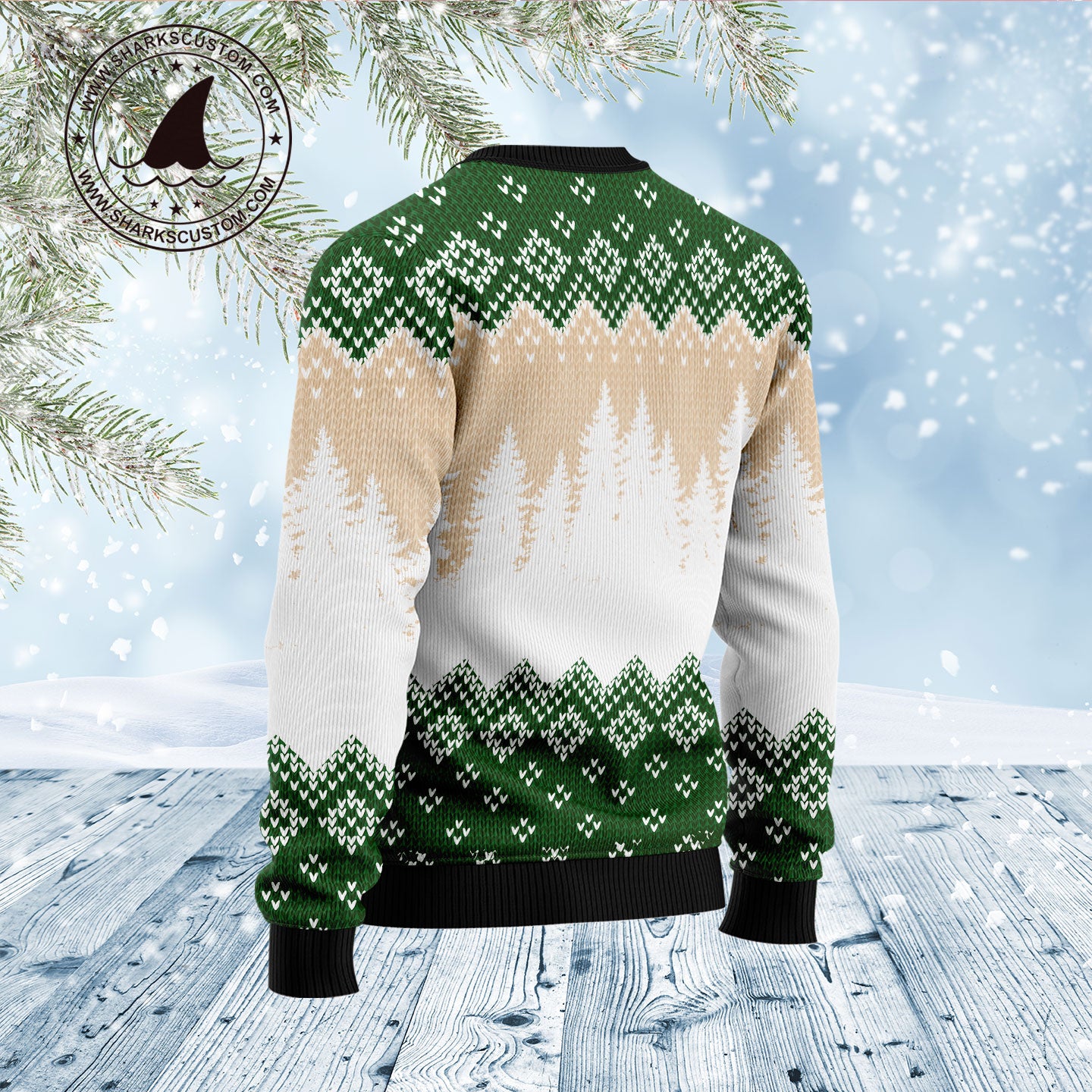 Dogue-de Bordeaux Let It Snow D1211 Ugly Christmas Sweater