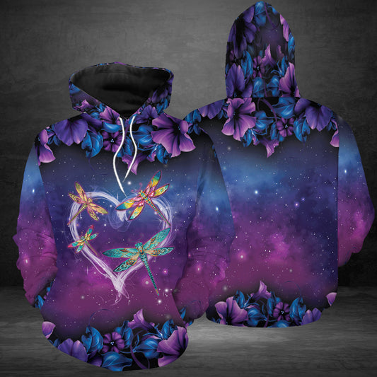 3D Dragonfly Love G51027 - All Over Print Unisex Hoodie