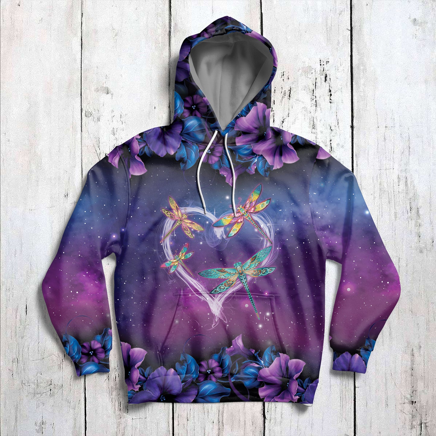3D Dragonfly Love G51027 - All Over Print Unisex Hoodie