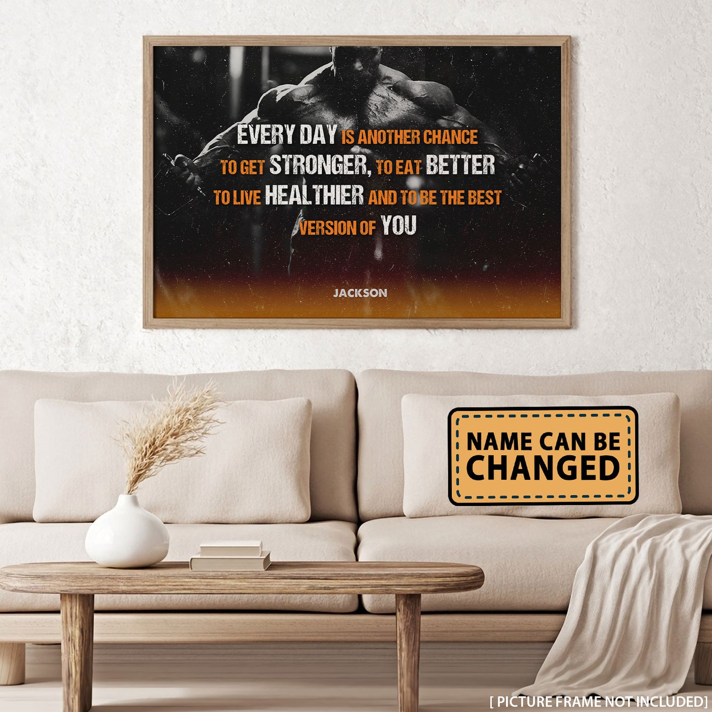 Gym Every Day Is A Another Change Personalizedwitch Poster