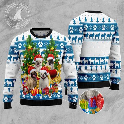 French Bulldog Greeting TG51027 Ugly Christmas Sweater