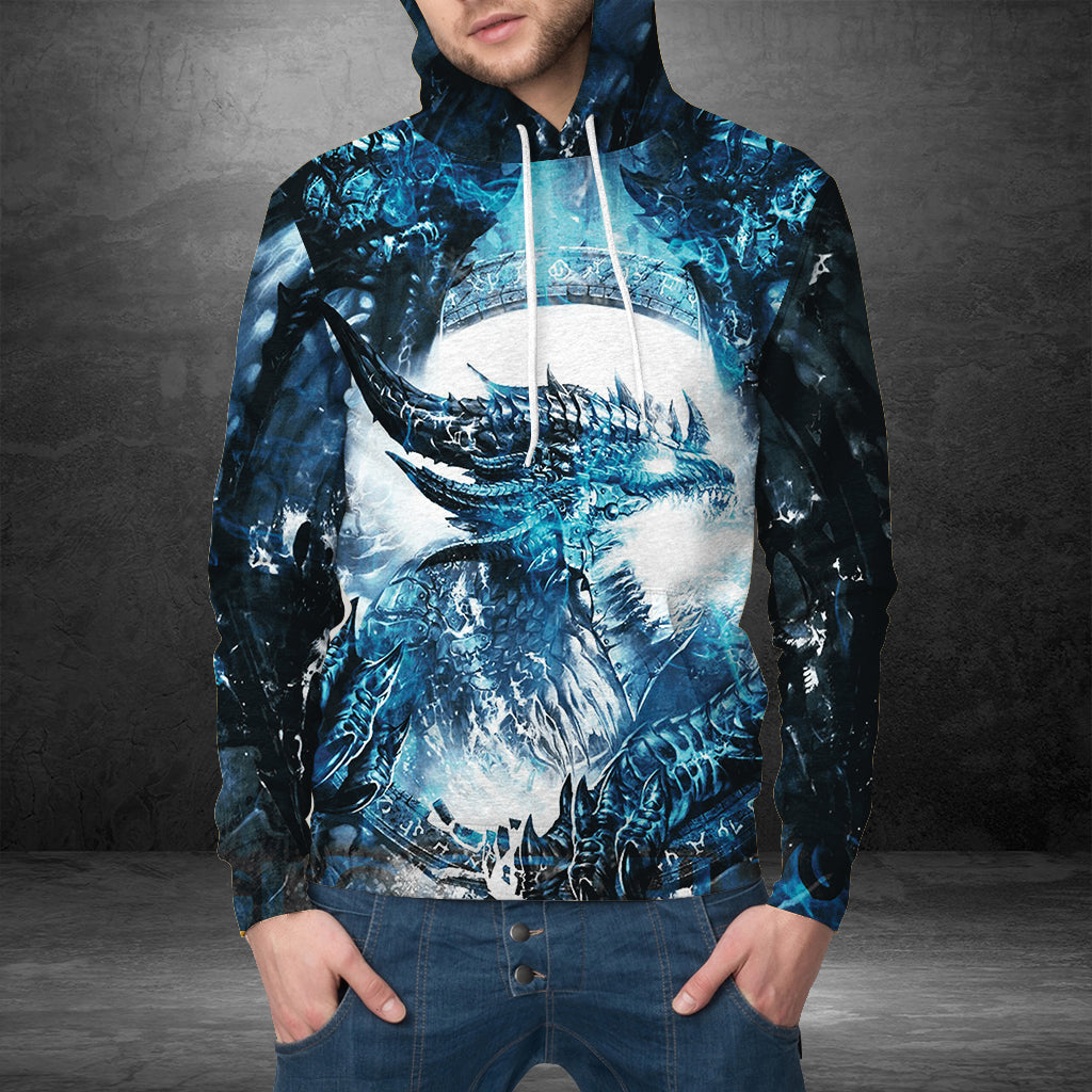 Awesome Ice Dragon G51120 - All Over Print Unisex Hoodie