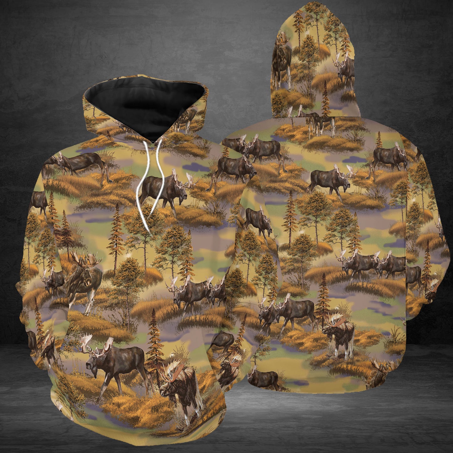 Awesome Moose G51112 - All Over Print Unisex Hoodie