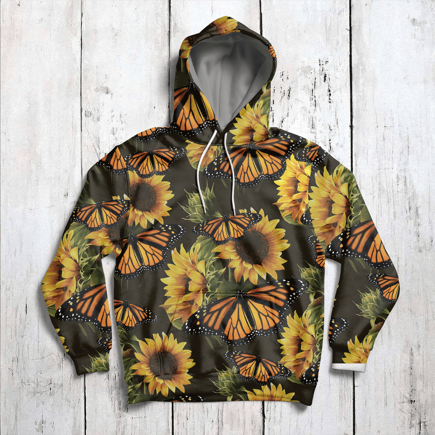 Butterfly Sunflower G51113 - All Over Print Unisex Hoodie