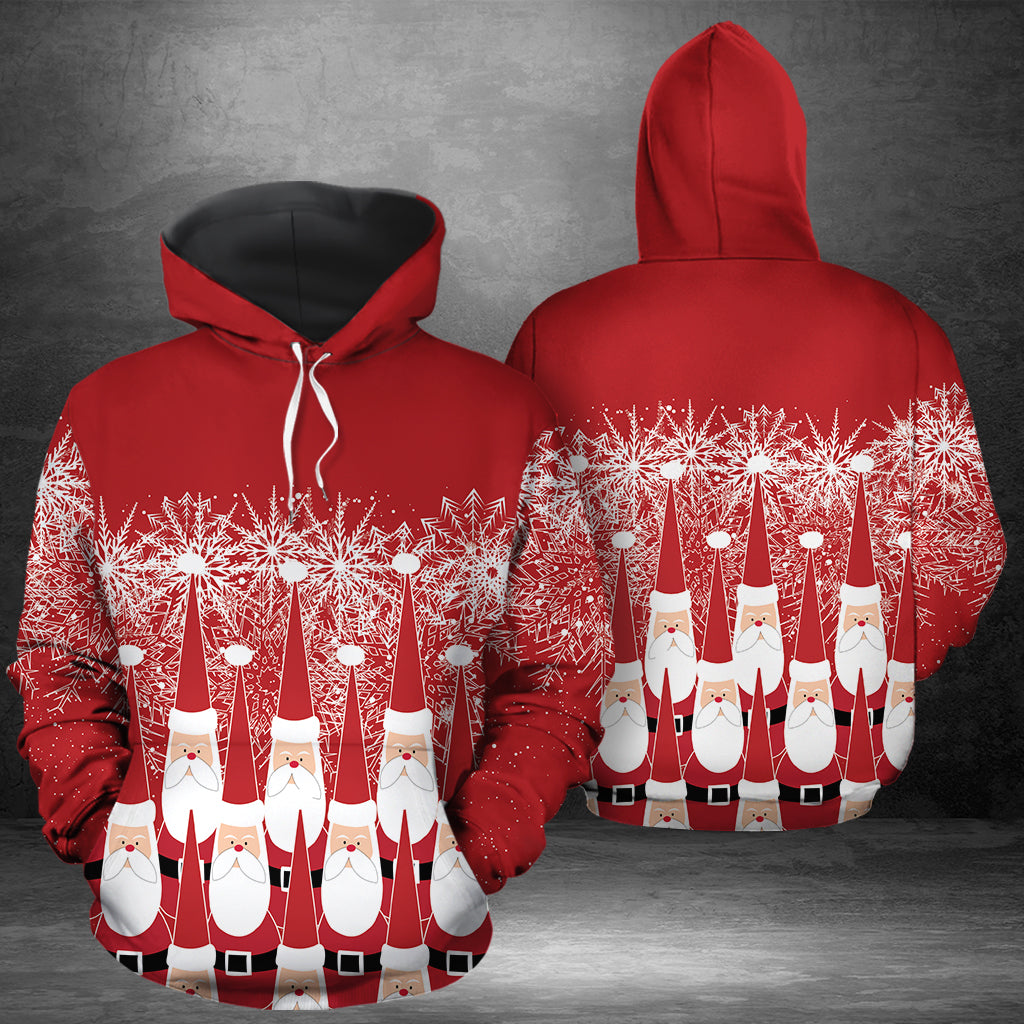 Christmas Santa Claus G5128 unisex womens & mens, couples matching, friends, funny family sublimation 3D hoodie christmas holiday gifts (plus size available)