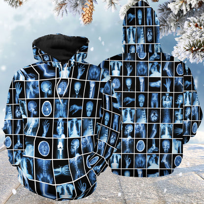Radiology Image G5128 unisex womens & mens, couples matching, friends, funny family sublimation 3D hoodie christmas holiday gifts (plus size available)