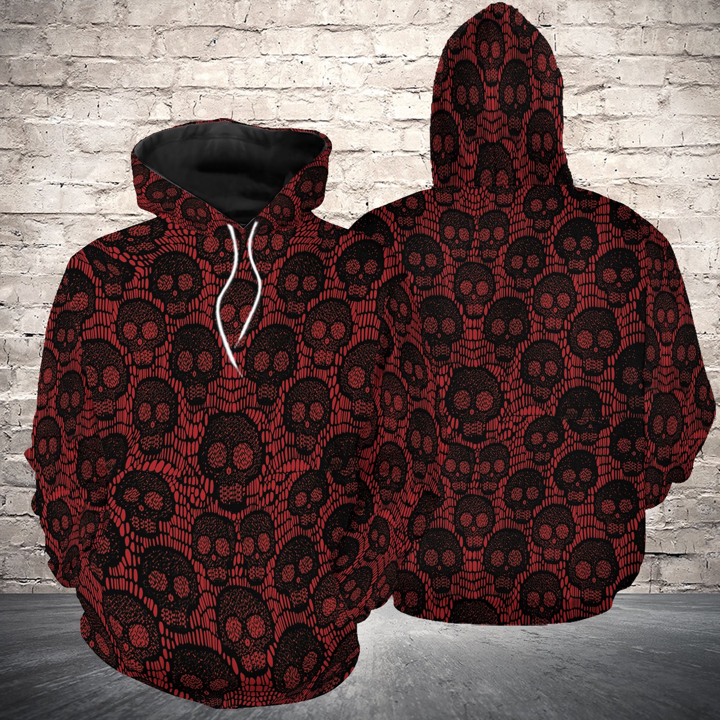 Red Skull G51117 - All Over Print Unisex Hoodie