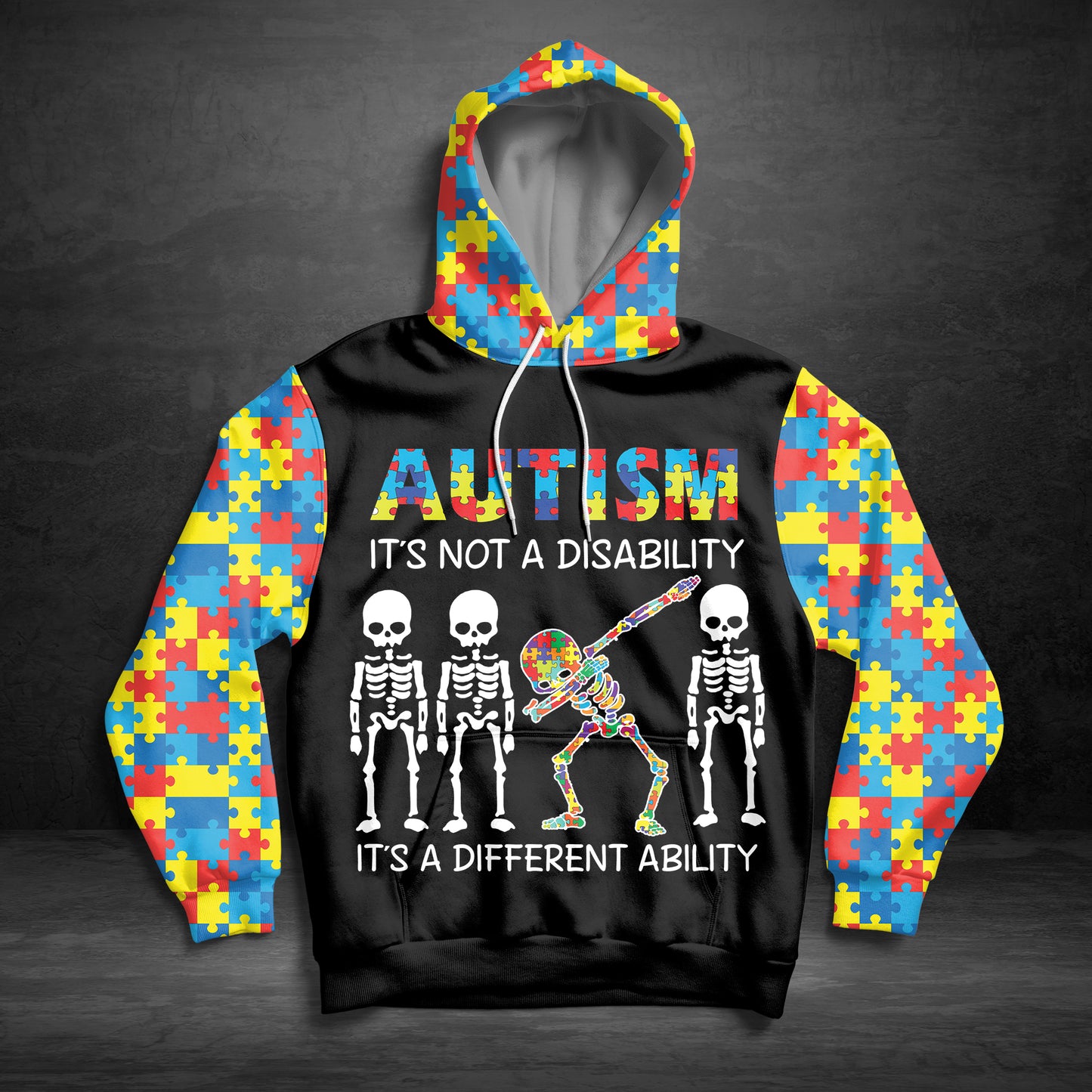 Autism Awareness Different Ability G51021 - All Over Print Unisex Hoodie