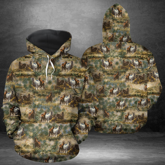 Awesome Horse G5112 - All Over Print Unisex Hoodie