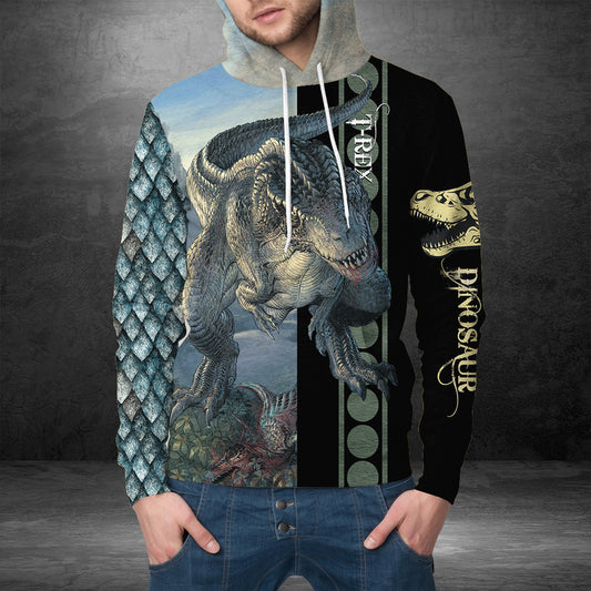 Awesome T-Rex G51027 - All Over Print Unisex Hoodie