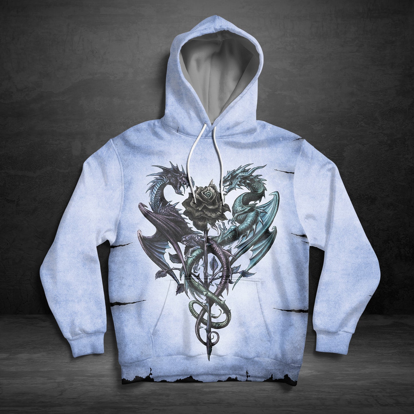 Dragon & Rose G51116 - All Over Print Unisex Hoodie