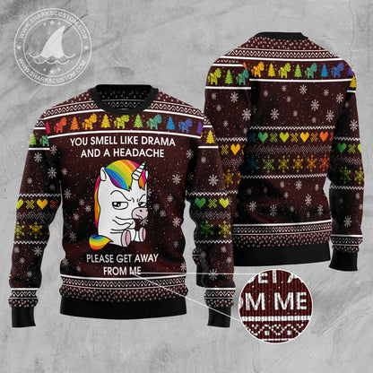 Funny Unicorn TG51030 Ugly Christmas Sweater