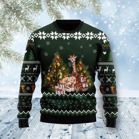 Giraffe Holiday D1111 Ugly Christmas Sweater