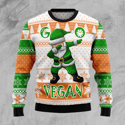 Go Vegan TG51027 Ugly Christmas Sweater