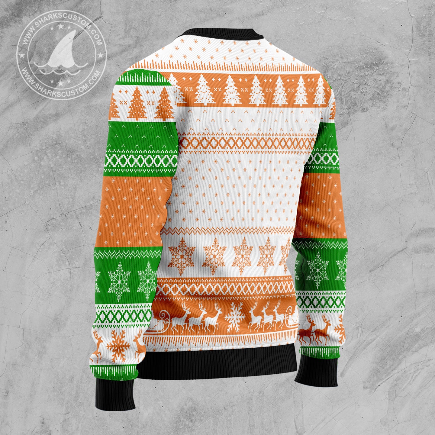 Go Vegan TG51027 Ugly Christmas Sweater