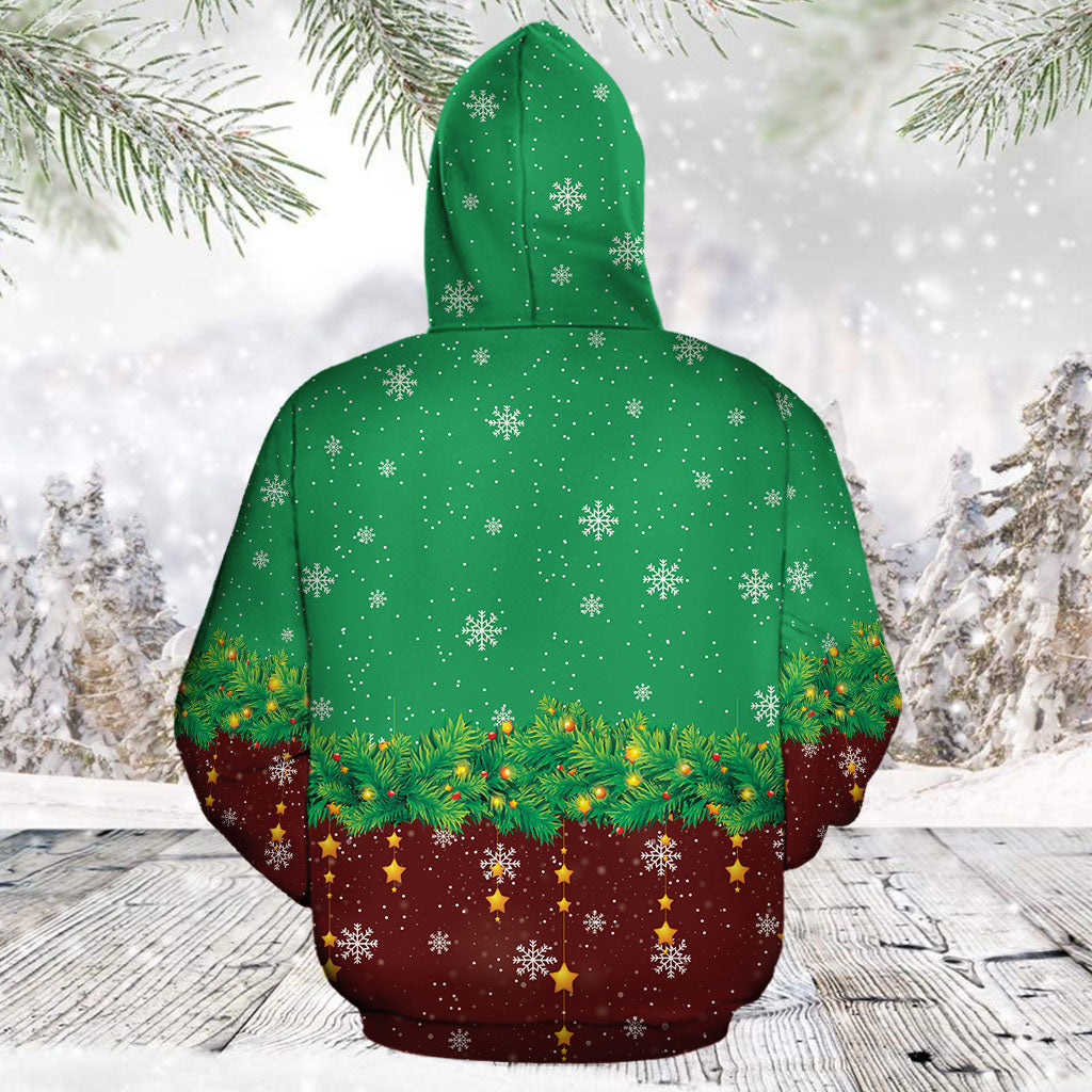 Merry Woofmas Goldendoodle TG51118 - All Over Print Unisex Hoodie