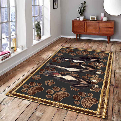 Greyhound Floral Paw H7856 - Rectangle Rug