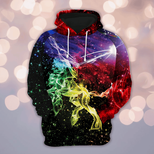 Galaxy Unicorn HT021201 Unisex womens & mens, couples matching, friends, funny family sublimation 3D hoodie christmas holiday gifts (plus size available)