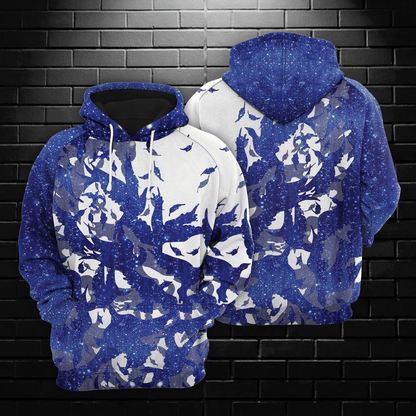 Space Birds HT021203 Unisex womens & mens, couples matching, friends, funny family sublimation 3D hoodie christmas holiday gifts (plus size available)