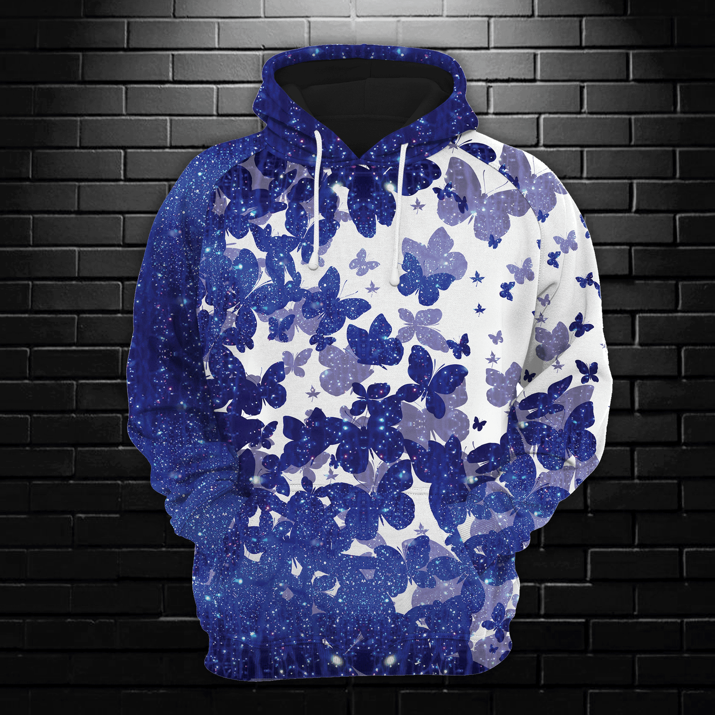 Space Butterfly HT021204 Unisex womens & mens, couples matching, friends, funny family sublimation 3D hoodie christmas holiday gifts (plus size available)