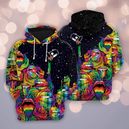 Amazing LGBT HT021205 Unisex womens & mens, couples matching, friends, funny family sublimation 3D hoodie christmas holiday gifts (plus size available)