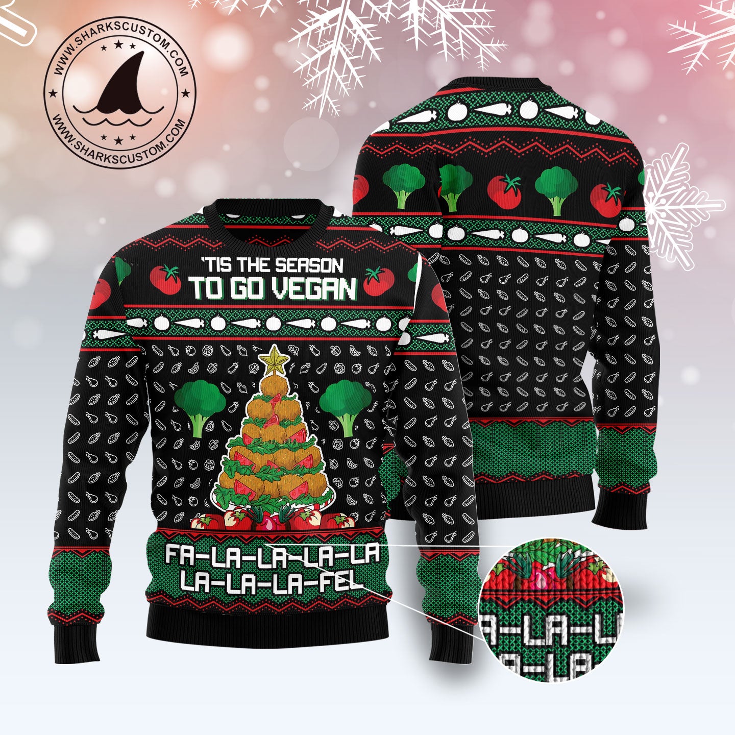 Vegan Christmas HT071226 Ugly Christmas Sweater