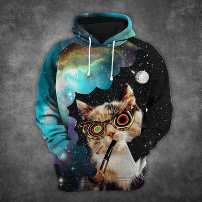 High Cat HT141223 Unisex womens & mens, couples matching, friends, funny family sublimation 3D hoodie christmas holiday gifts (plus size available)