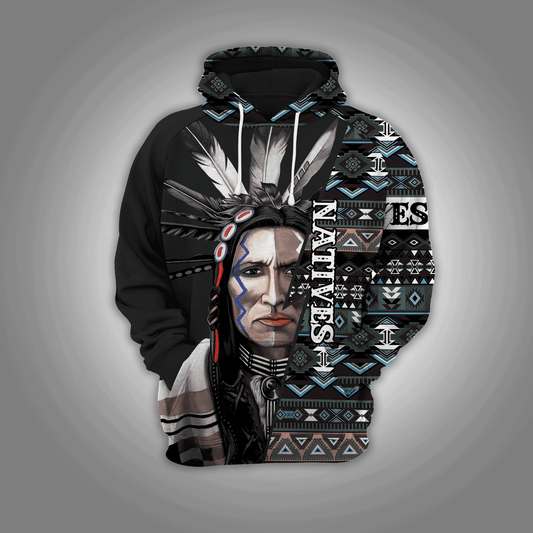 Native American HT181137 - All Over Print Unisex Hoodie