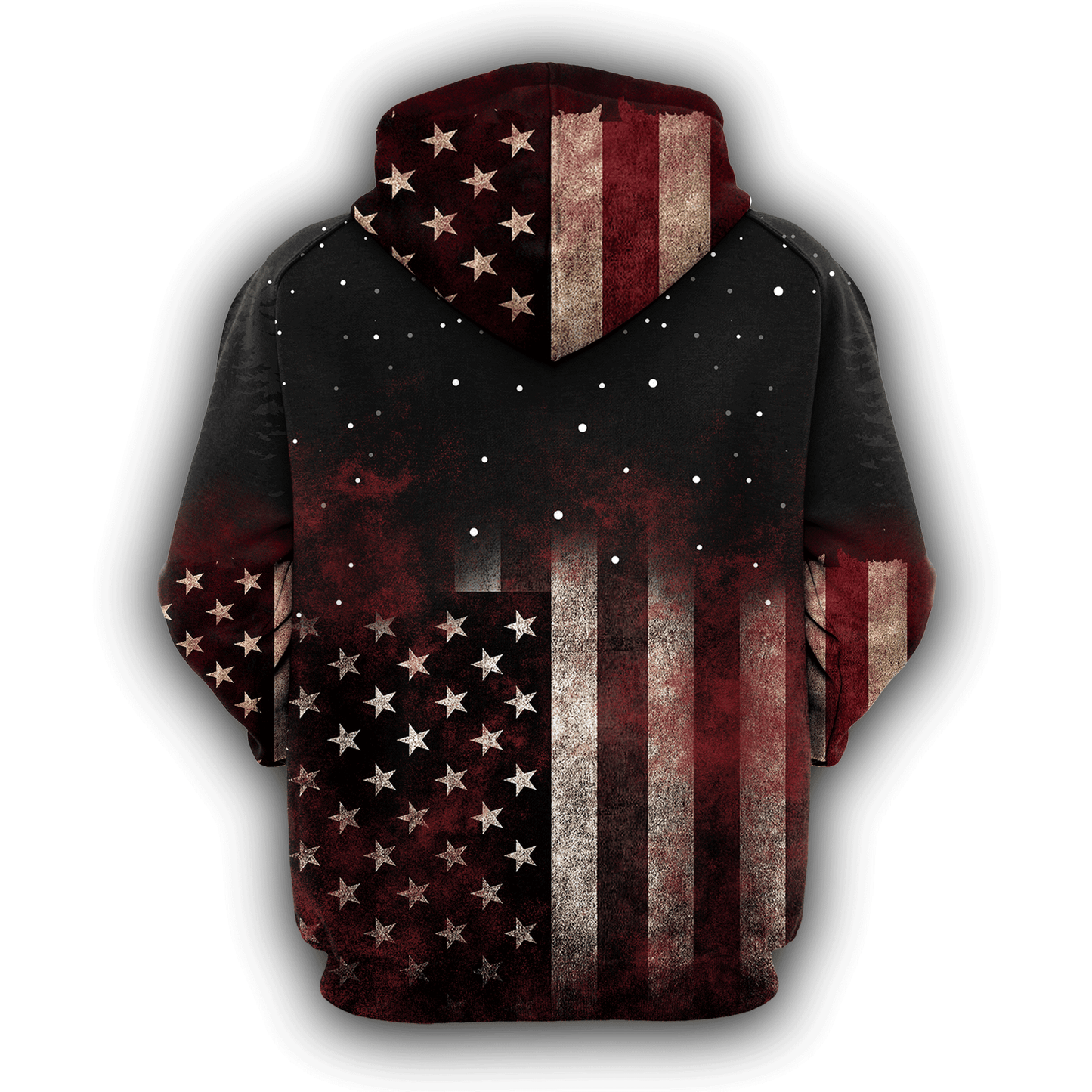 America Skull HT241121 Unisex womens & mens, couples matching, friends, funny family sublimation 3D hoodie christmas holiday gifts (plus size available)